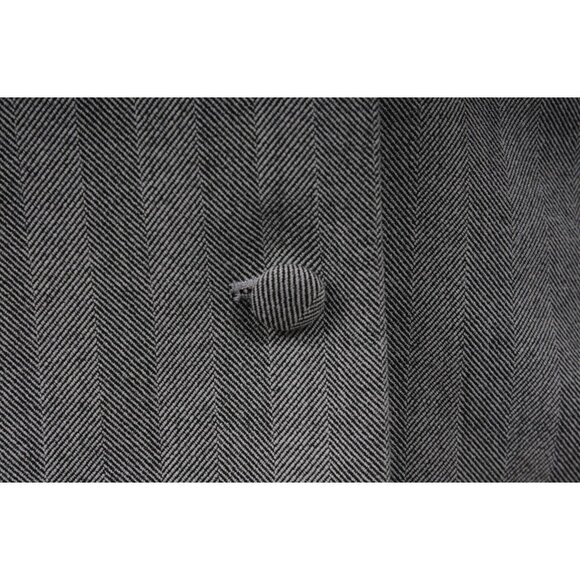 RTA Womens Herringbone Double Breasted Blazer Small White Grey Black Jacket - Picture 4 of 12